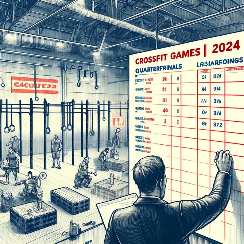 Resultados de 4tos de Final de los CrossFit Games 2024
